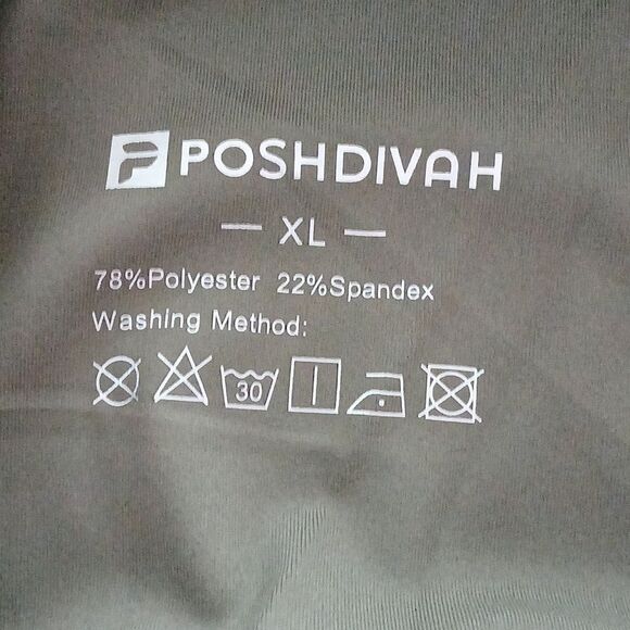 POSHDIVAH Women's Maternity Leggings Over The Belly Pregnancy Yoga Pants Active - Picture 7 of 7